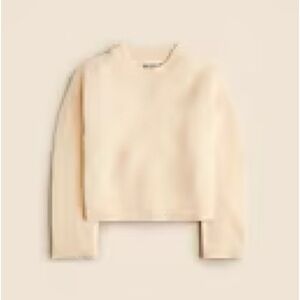 J.Crew Ribbed Cashmere Cropped Crewneck Sweater size small
